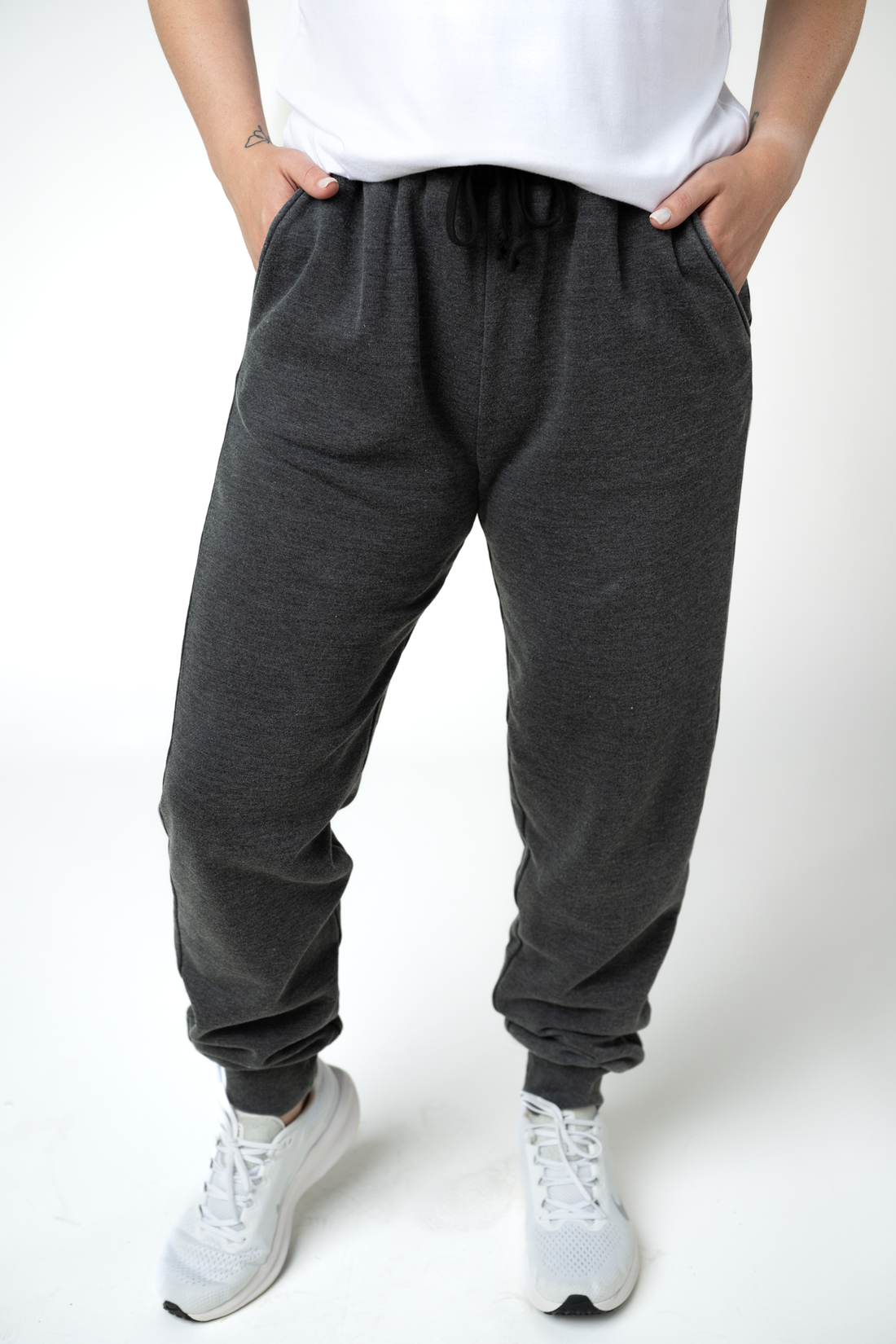 IN STOCK Vintage Wash Joggers - Black