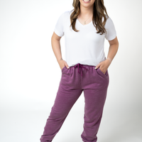 IN STOCK Vintage Wash Joggers - Purple