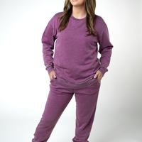 IN STOCK Vintage Wash Joggers - Purple