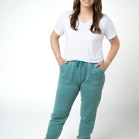 IN STOCK Vintage Wash Joggers - Teal