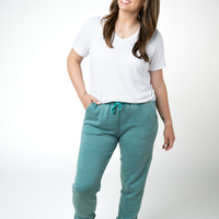 IN STOCK Vintage Wash Joggers - Teal