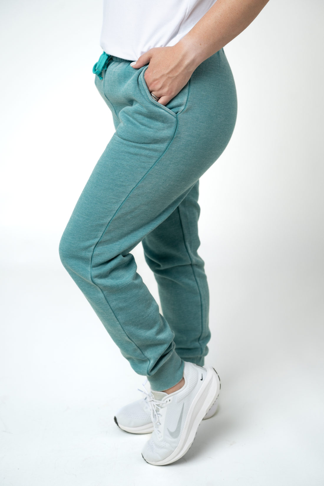 IN STOCK Vintage Wash Joggers - Teal