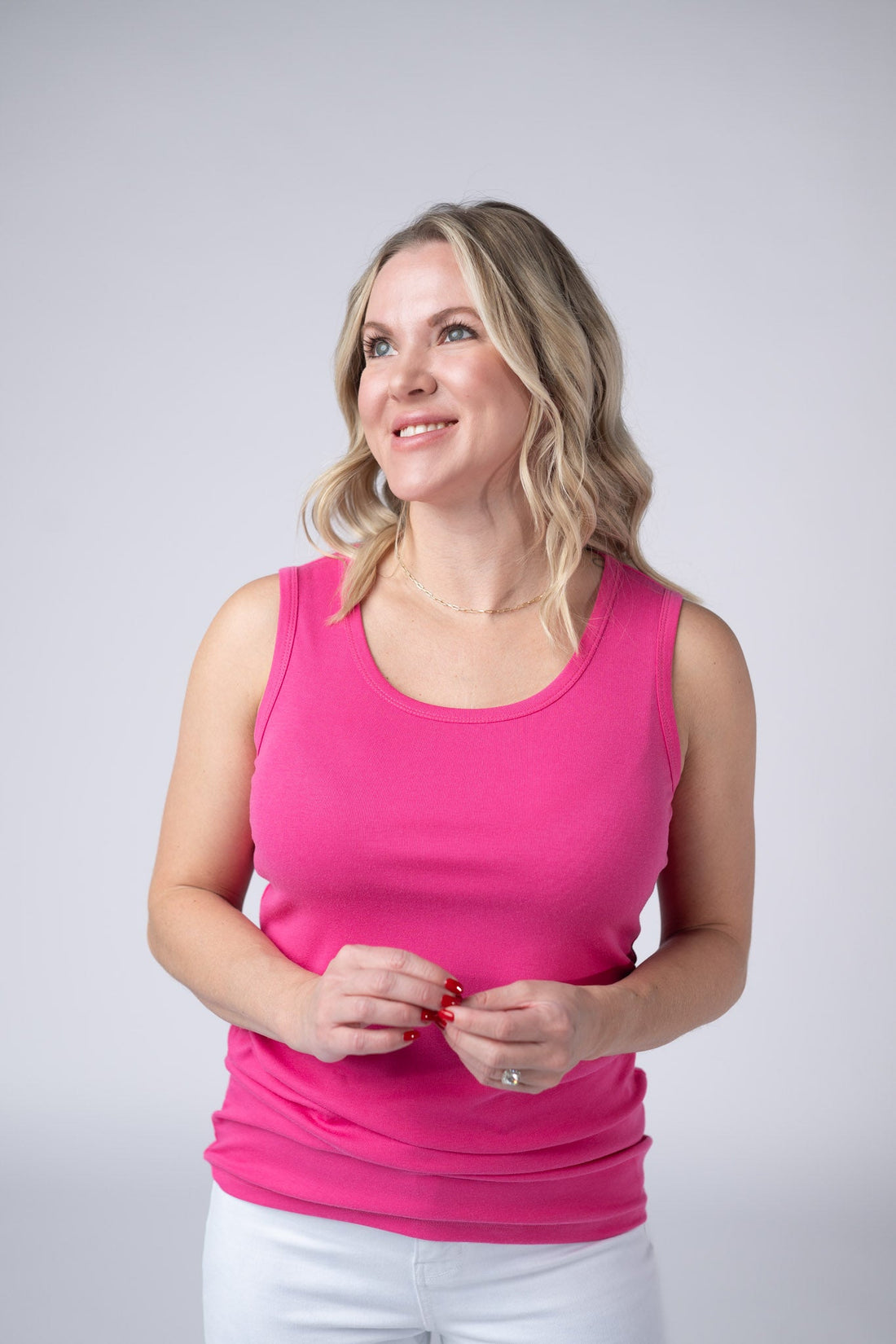 IN STOCK Ava Tank - Hot Pink