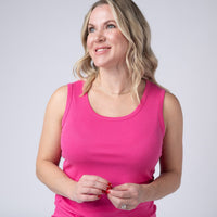 IN STOCK Ava Tank - Hot Pink