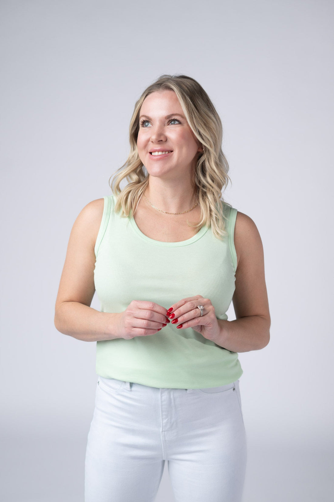 IN STOCK Ava Tank - Lime FINAL SALE
