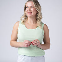 IN STOCK Ava Tank - Lime FINAL SALE