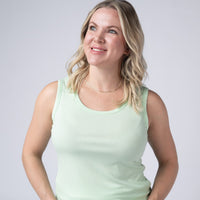 IN STOCK Ava Tank - Lime FINAL SALE