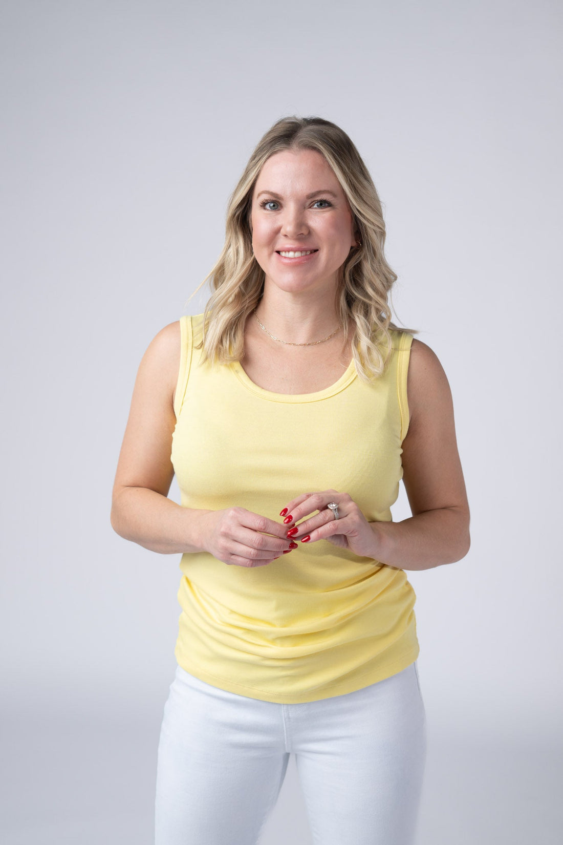 IN STOCK Ava Tank - Yellow FINAL SALE
