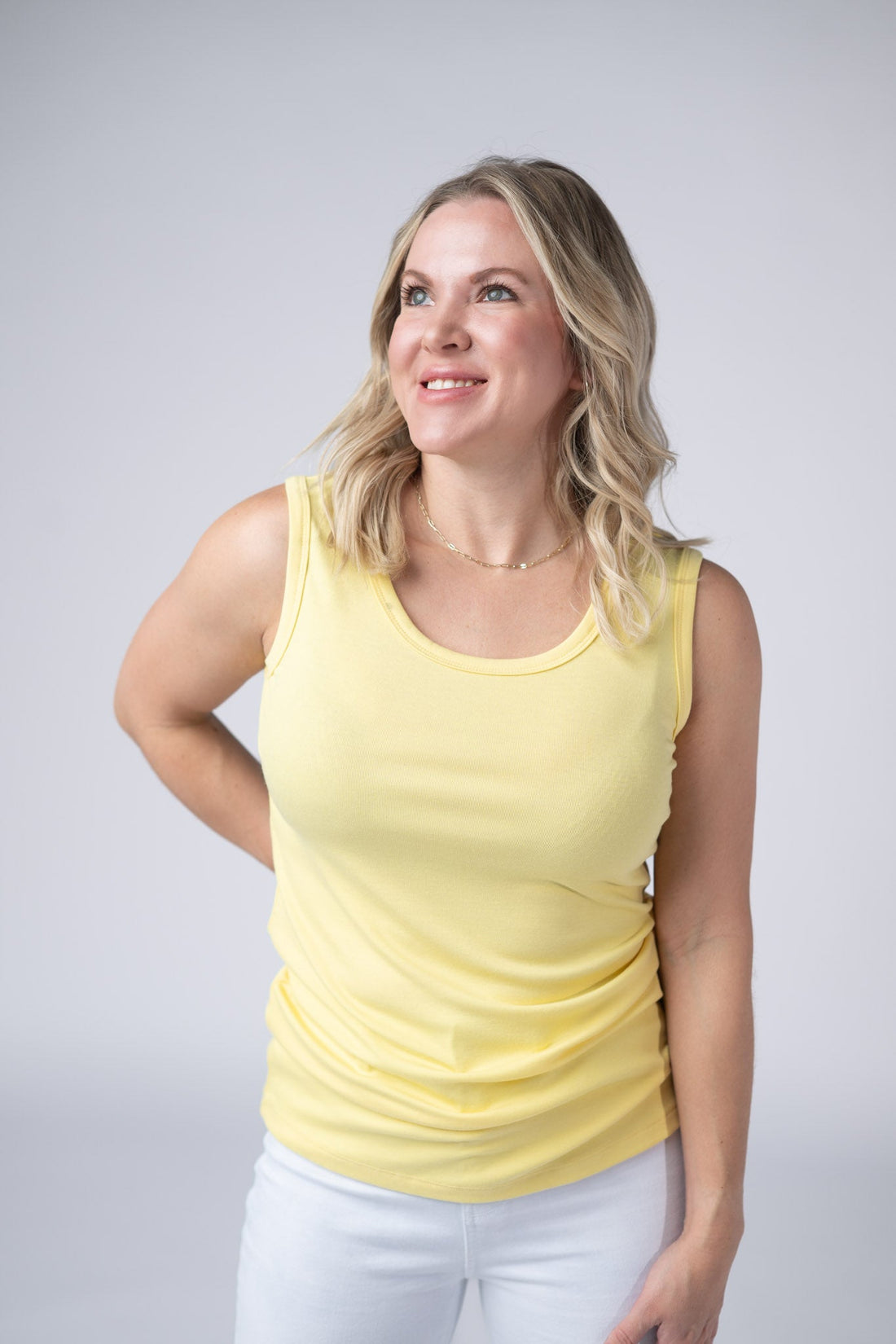 IN STOCK Ava Tank - Yellow FINAL SALE