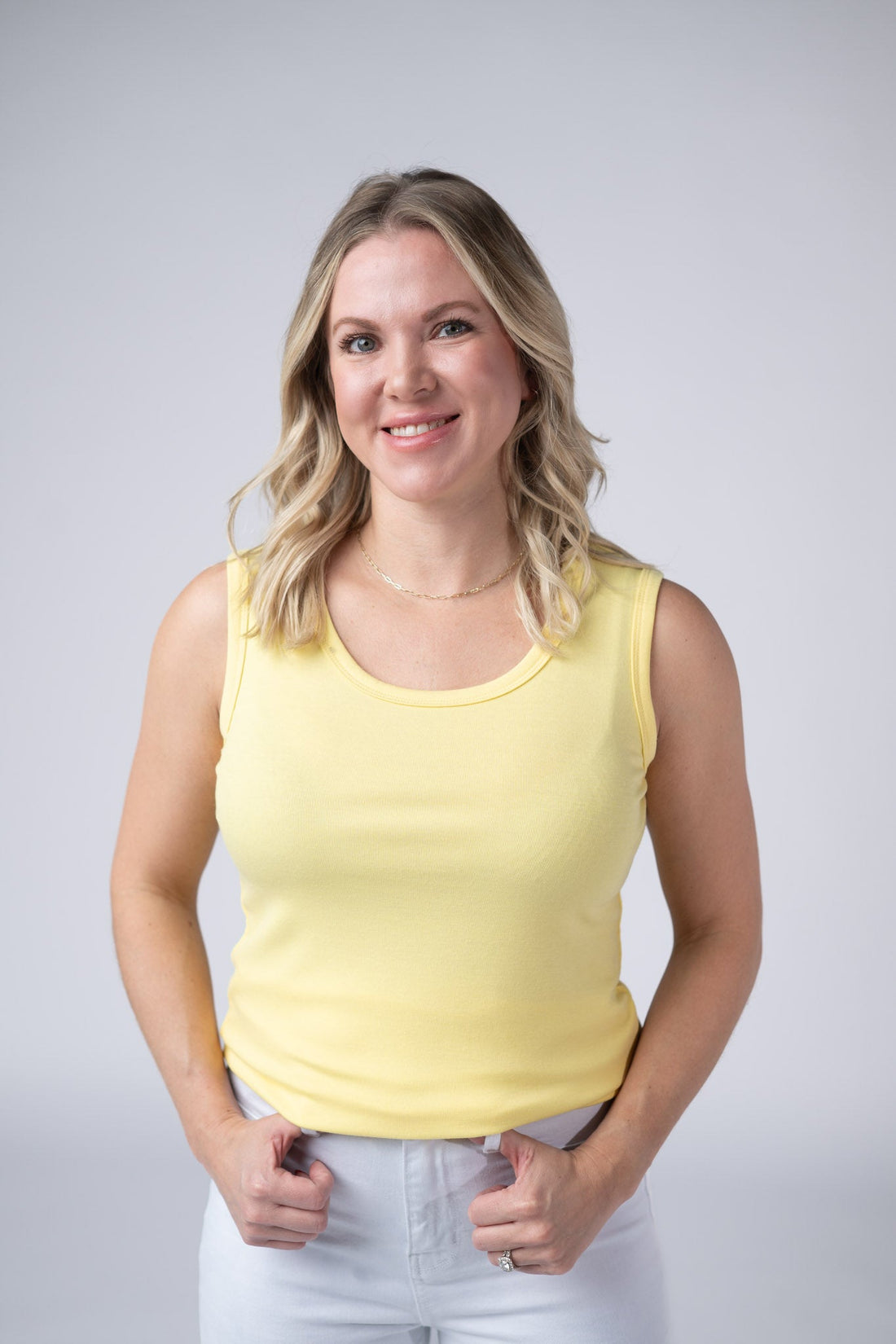 IN STOCK Ava Tank - Yellow FINAL SALE