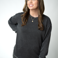 IN STOCK Vintage Wash Pullover - Black