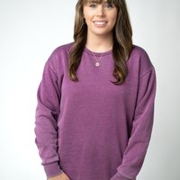IN STOCK Vintage Wash Pullover - Purple
