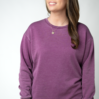 IN STOCK Vintage Wash Pullover - Purple
