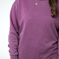 IN STOCK Vintage Wash Pullover - Purple