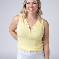 IN STOCK Addison Tank - Yellow FINAL SALE