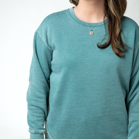IN STOCK Vintage Wash Pullover - Teal