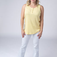 IN STOCK Alison Henley Tank - Yellow FINAL SALE