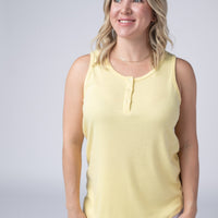 IN STOCK Alison Henley Tank - Yellow FINAL SALE
