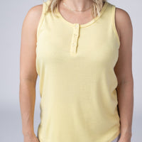 IN STOCK Alison Henley Tank - Yellow FINAL SALE