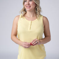 IN STOCK Alison Henley Tank - Yellow FINAL SALE