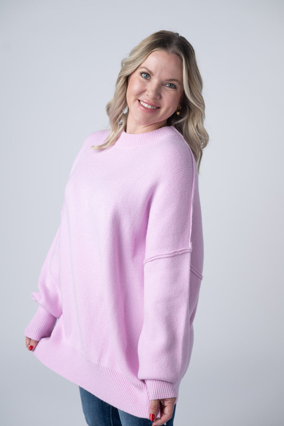 IN STOCK Aurora Cozy Sweater - Lilac