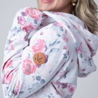 IN STOCK HalfZip Hoodie - Pink Bloom