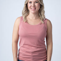 IN STOCK Ava Tank - Rose