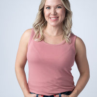 IN STOCK Ava Tank - Rose