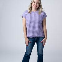 IN STOCK Kelly Knitted Top - Lavender