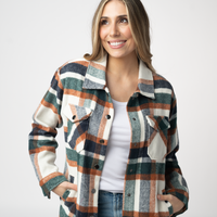 IN STOCK Norah Shacket - Harvest Plaid