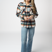 IN STOCK Norah Shacket - Harvest Plaid
