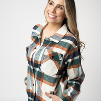 IN STOCK Norah Shacket - Harvest Plaid