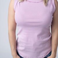 IN STOCK Morgan Micro Striped Tank - Orchid