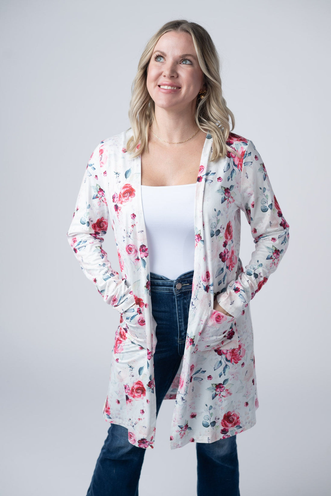 IN STOCK Classic Cardigan - Pink Bloom