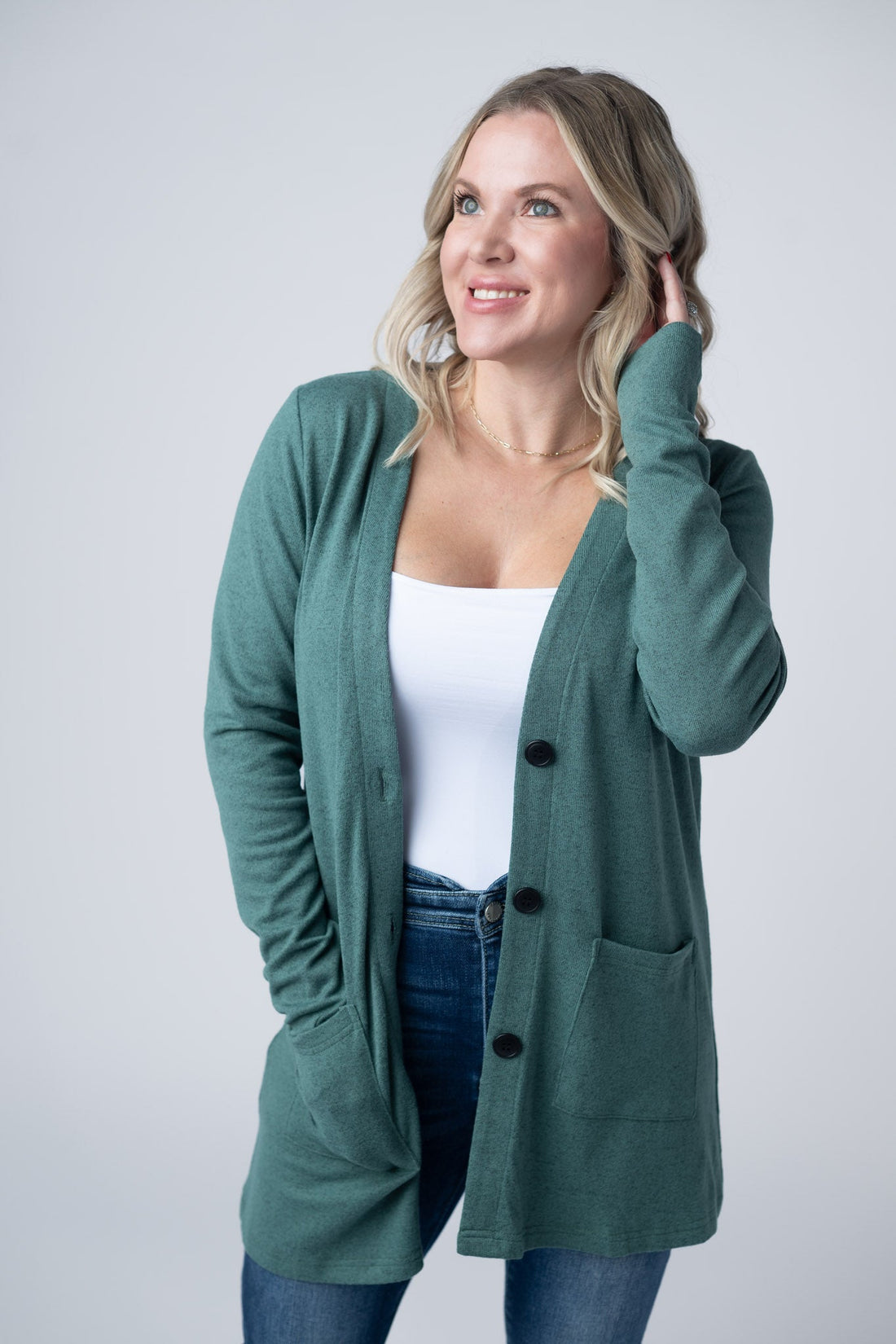 IN STOCK Cori Cardigan - Sage