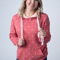 IN STOCK Hailey Pullover Hoodie -Sweetheart Red