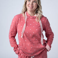 IN STOCK Hailey Pullover Hoodie -Sweetheart Red