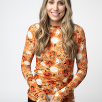 IN STOCK Blair Long Sleeve Top - Spooky Autumn