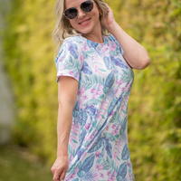IN STOCK Alicia Dress - Tropical Leaf