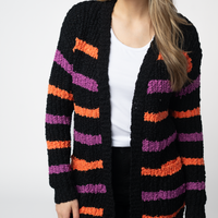 IN STOCK Halloween Striped Cardigan