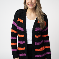 IN STOCK Halloween Striped Cardigan