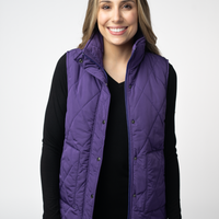 IN STOCK Remy Zip Up Vest - Purple