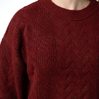IN STOCK Dakota Sweater - Burgundy