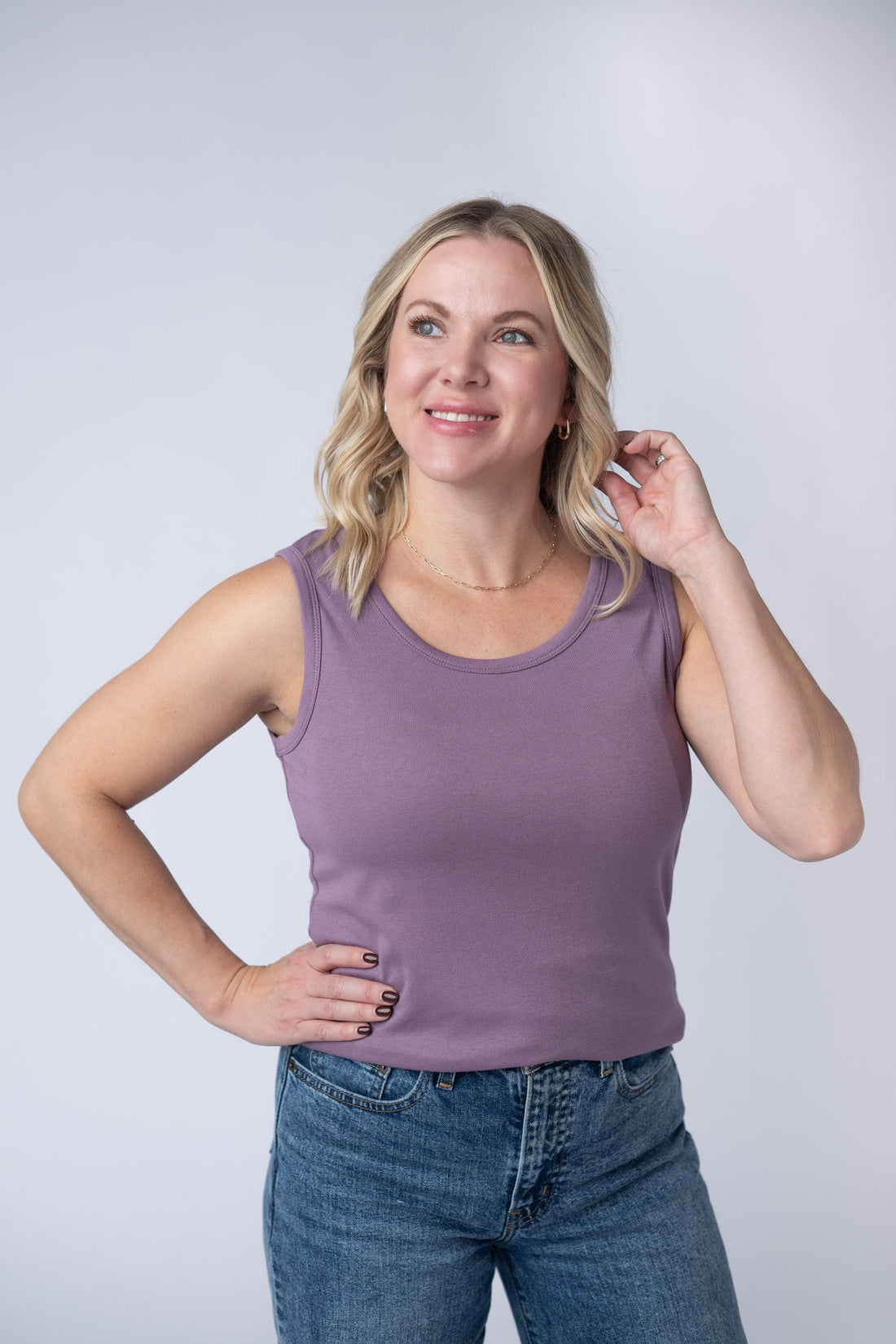 IN STOCK Ava Tank - Dusty Lavender