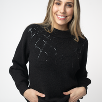 IN STOCK Sequin Webs Sweater