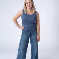 IN STOCK Ava Tank - Blue