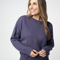 IN STOCK Gianna Pullover Sweater - Slate Blue