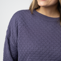 IN STOCK Gianna Pullover Sweater - Slate Blue