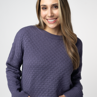 IN STOCK Gianna Pullover Sweater - Slate Blue