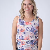 IN STOCK Ava Tank - Sunset Watercolor Floral
